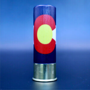 Colorado State Flag Shotgun Shell